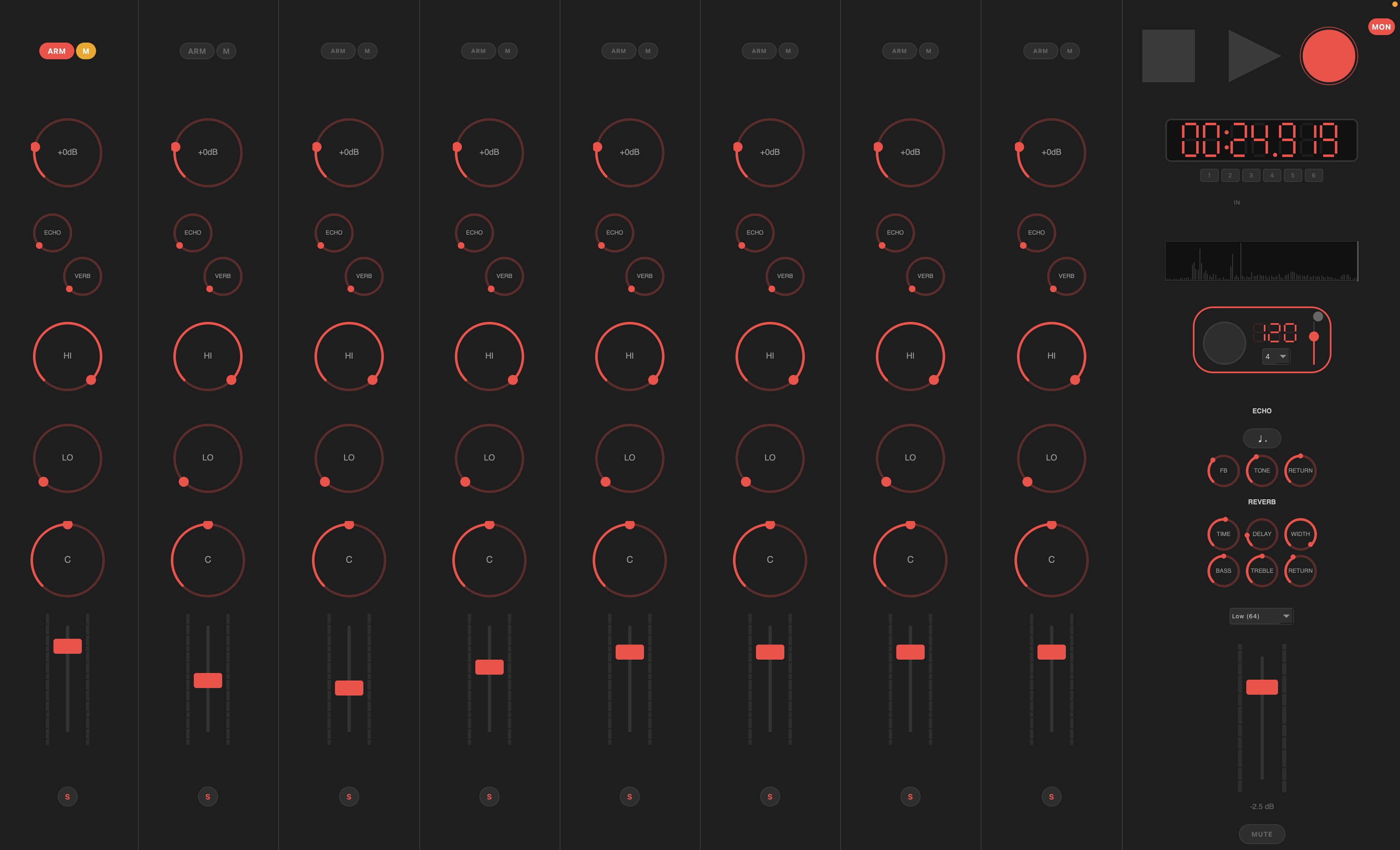 The Eight — 8-track recorder